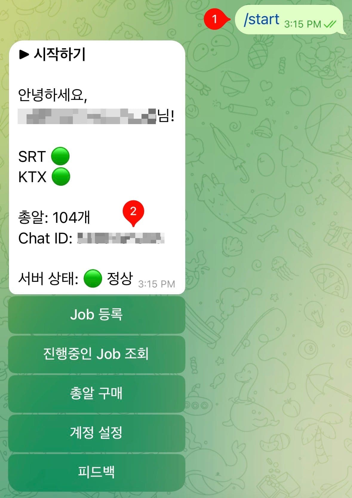 Telegram Chat ID 확인 방법
